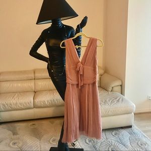 Elegant Russian designer silk dress size s